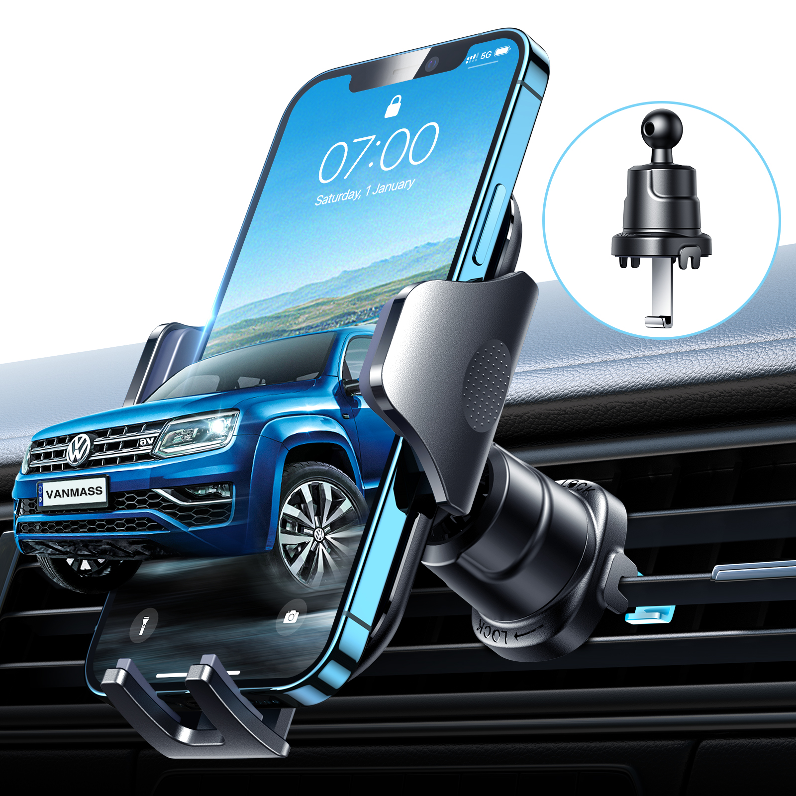 Auto Handyhalterung Magnet Lüftungsgitter Halter Für Samsung